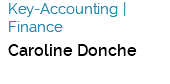  Key-Accounting | Finance Caroline Donche 